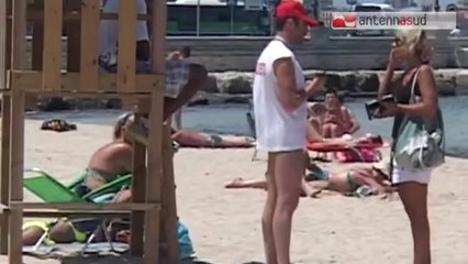 TG 01.07.14 Stop ai bagni a Pane e Pomodoro, si è rotta la condotta Aqp