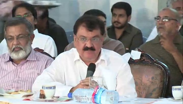 Syed Ihsan Shah address at APC Model Town Incident