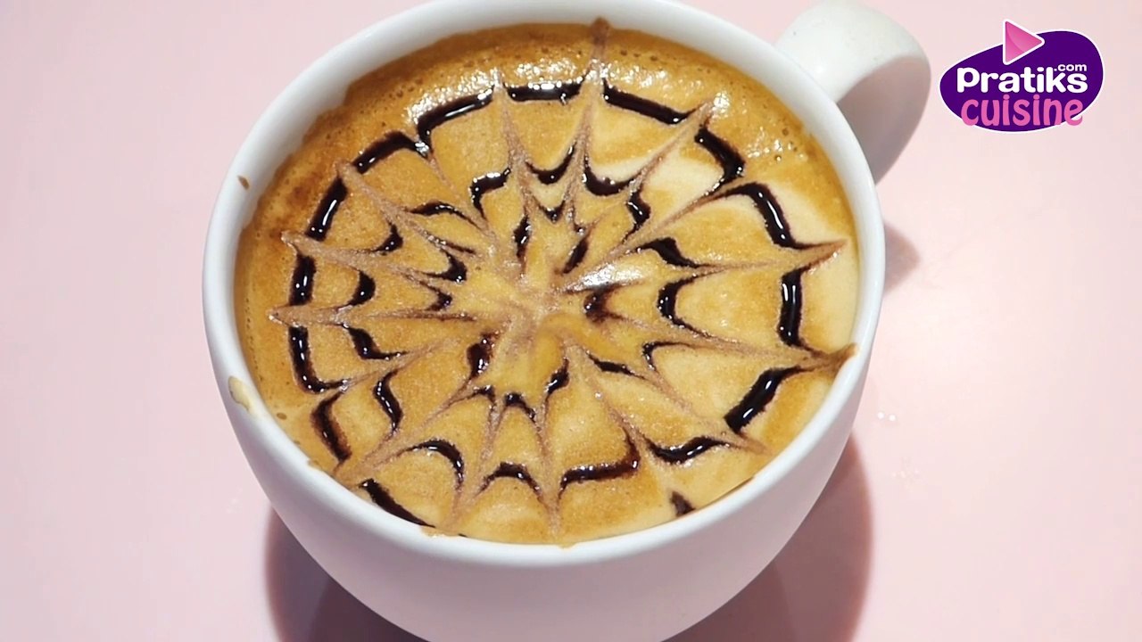 Les techniques de Barista - Comment dessiner une étoile sur la mousse de lait