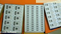 How to create and print barcode labels on different types of barcode sheets.