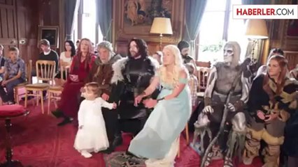 Game of Thrones Temalı Düğün Dünya Gündemine Oturdu