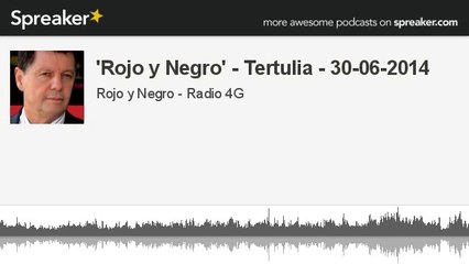 Tertulia con J. Bustos, S. González, L. Balcarce y G. Palomo  - 30-06-2014