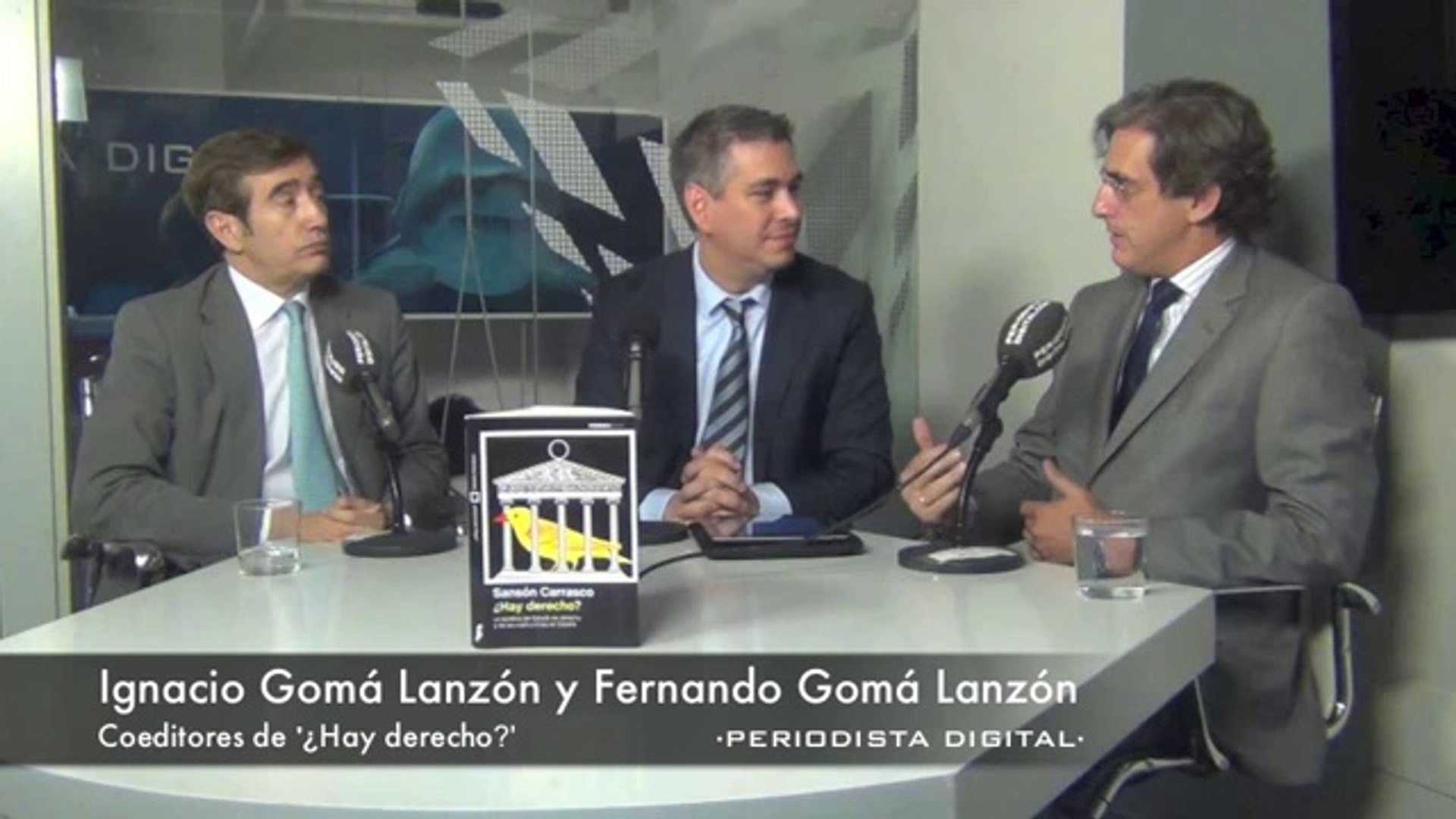 Ignacio Gomá Lanzón y Fernando Gomá Lanzón, coeditores de '¿Hay derecho?'  30-6-2014 - Vídeo Dailymotion