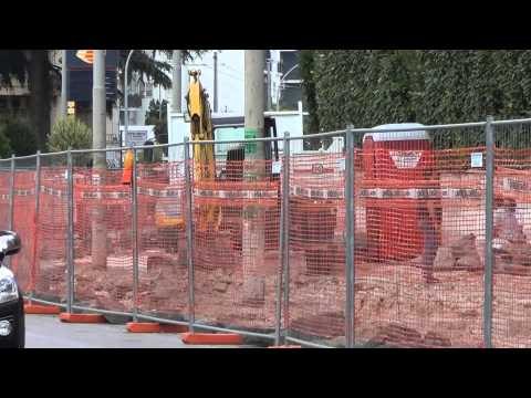 Aversa (CE) - Taglio alberi e lavori via Vito di Jasi (30.06.14)