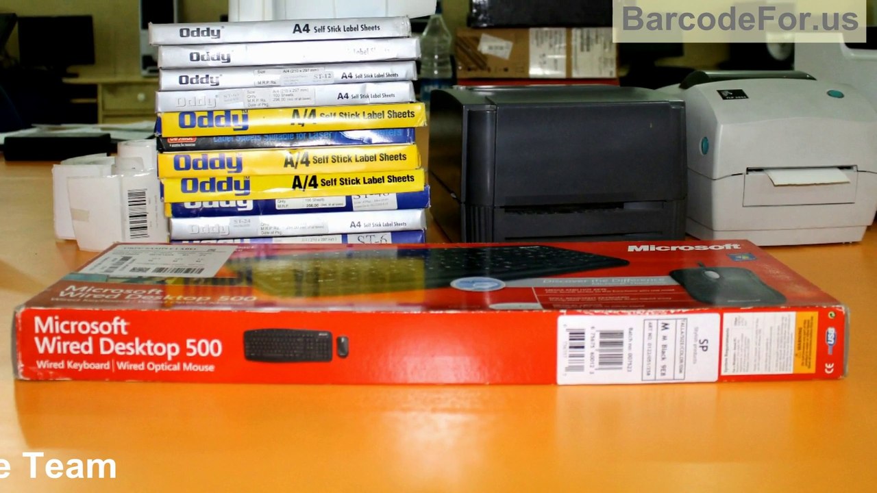 Design Barcodes for labeling on business products