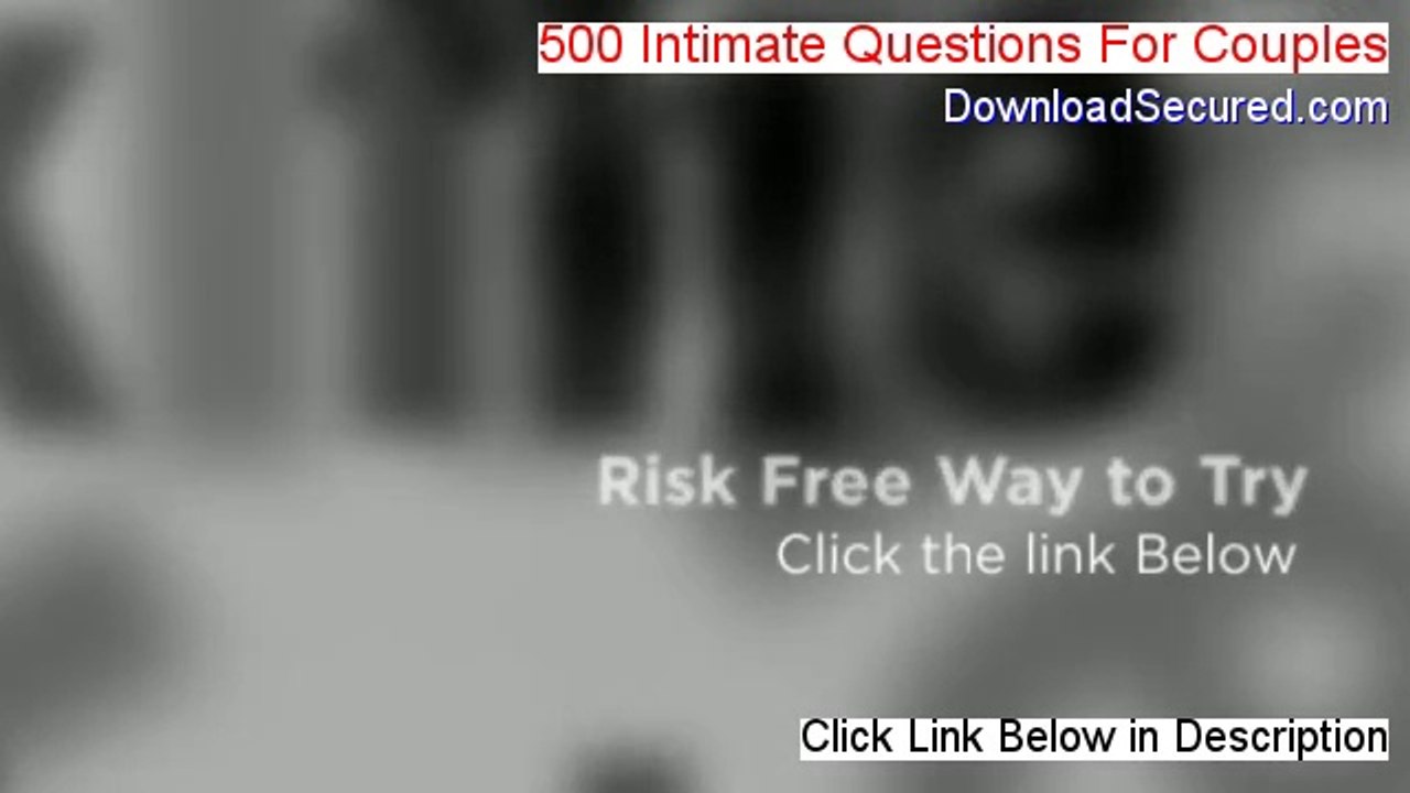 500 Intimate Questions For Couples PDF Free [Download Now]