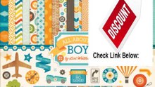 Best Deals Echo Park Paper All About a Boy Collection Kit for Scrapbooking Review
