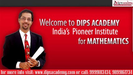 CSIR-NET, GATE , IAS Maths Coaching Institute | DipsAcademy.com