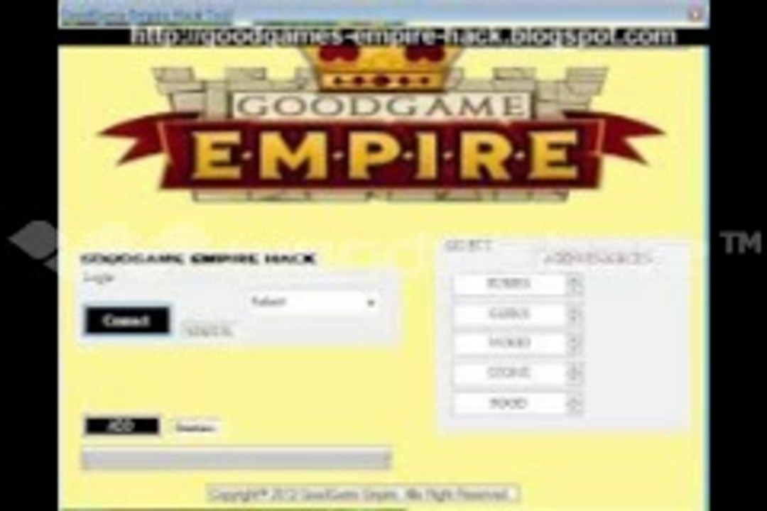 GOODGAME EMPIRE Hack July 2014