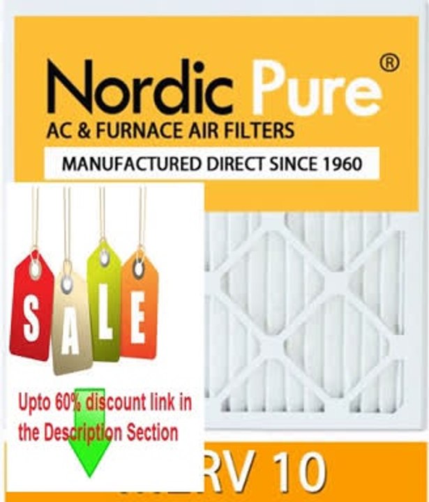 Best Deals Nordic Pure 12x20x2 MERV 10 Pleated AC Furnace Air Filter Box of 3 Review