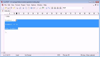 Beginner PHP Tutorial - 20 - Assignment Operators