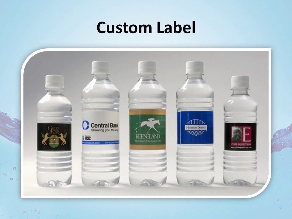 Custom bottled water | Custom logo water bottles | Custom label water by highbridgesprings.com