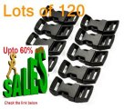 Best Deals Cosmos ® 120 PCS 5/8 Inch Economy Contoured Side Release Plastic Buckles with Cosmos Fastening Strap Review