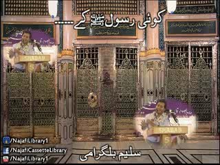 Koi Rasool Ky..... Aik Acha Sher | Salim Bilgrami