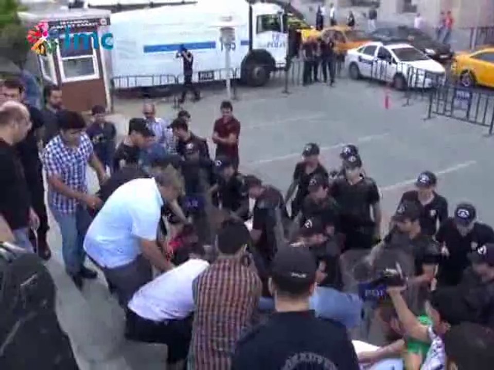 Çağlayan Adliyesi önünde polis müdahalesi