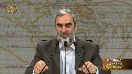 Allah'tan korkan bir kadın veya erkeğin eşin nasıl biridir sorusuna verdiği cevap en güçlü cevaptır - Nureddin Yıldız - Sosyal Doku vakfı -