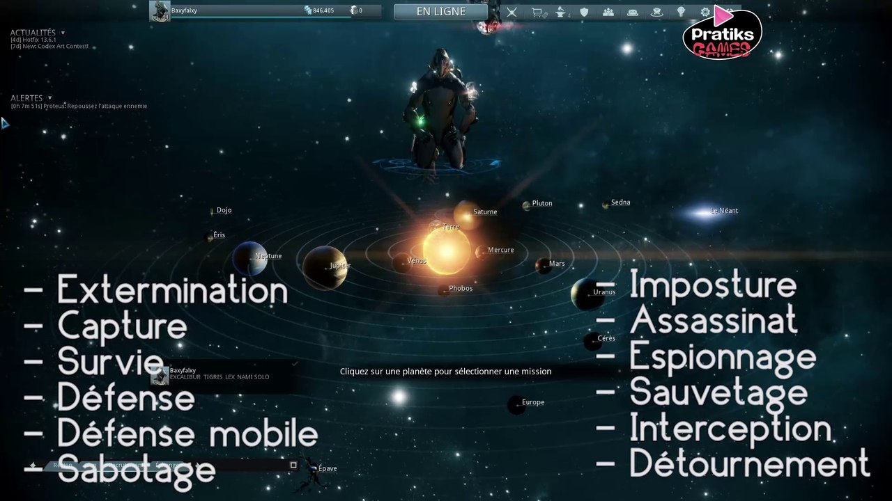 WARFRAME - Les Missions : Quoi et comment ?