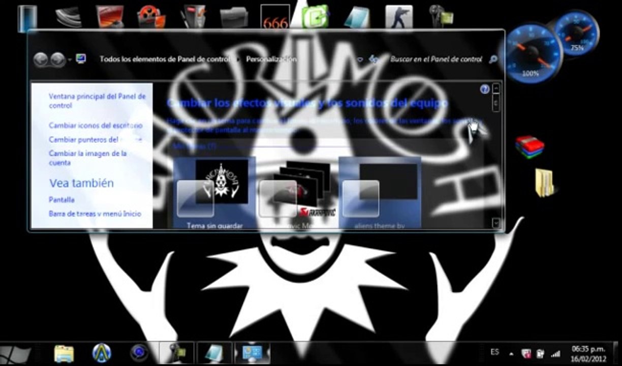 como activar aero en windows 7 starter