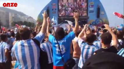 Road trip au Brésil : les supporters Argentins à Rio de Janeiro