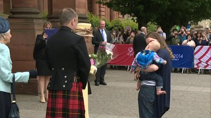 The Queen visits Commonwealth Games venues in Scotland