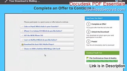 Docudesk PDF Essentials Download Free - Legit Download 2014