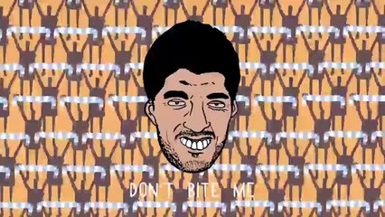 Com muito humor, mordida do atacante Suárez vira hit na internet