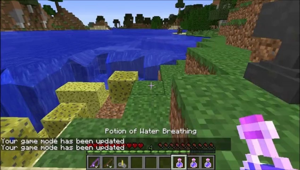 Minecraft - Pallokaloja, Sukeltelua Ja Vesihengitysjuomia!