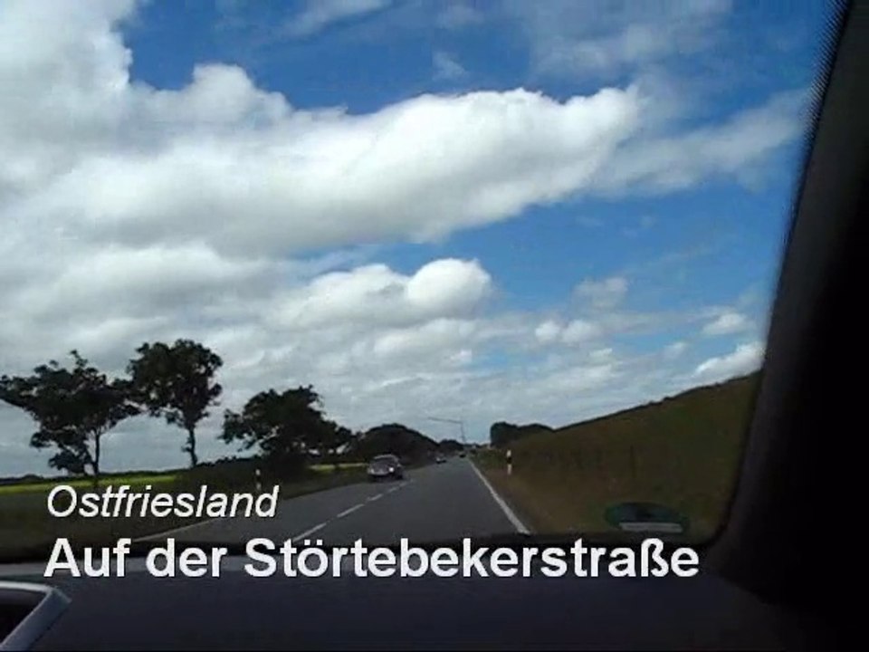 Auf der Störtebeker-Straße in Ostfriesland