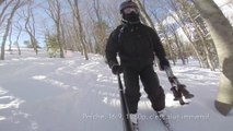 Retex Gopro HD 3  ski avec différents points de vue et différentes résolutions