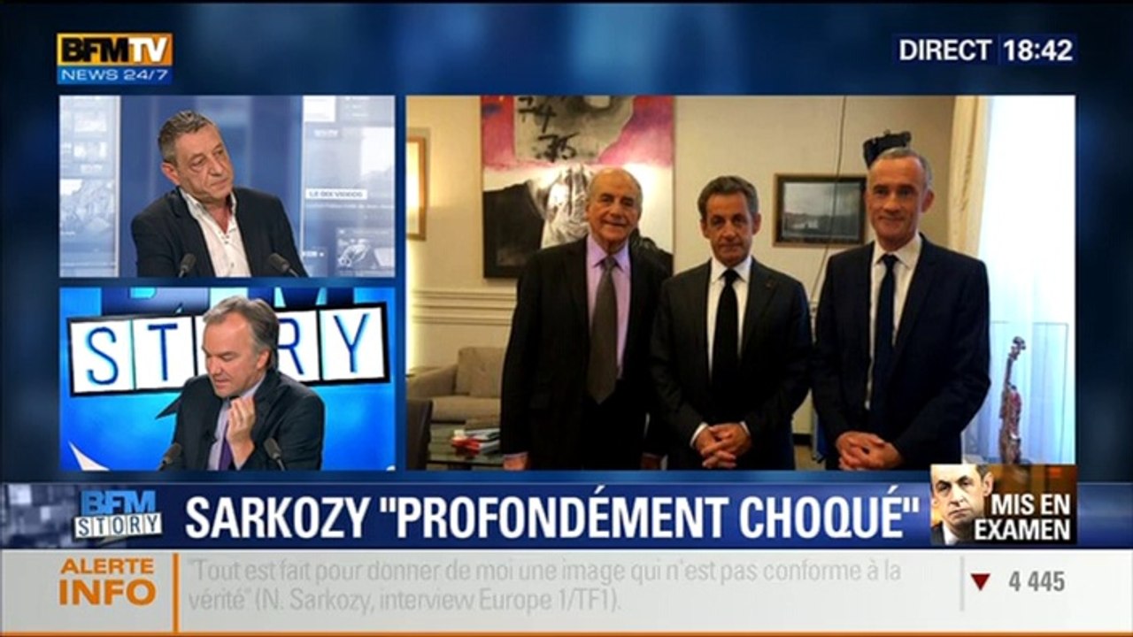 BFM Story: Garde à vue: Nicolas Sarkozy se dit "profondément choqué" - 02/07
