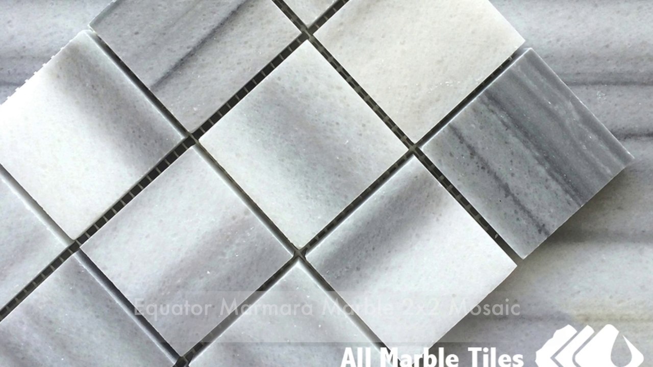 Equator Marmara Polished Marble Tiles, Mosaics and Borders Collection