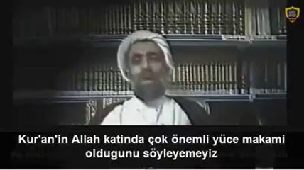 Kur'ana uymak yerine ondan daha yüce olan Ali'ye uyacakmışız!