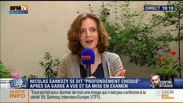 19H Ruth Elkrief: Mis en examen de Nicolas Sarkozy: Nathalie Kosciusko-Morizet réaffirme son soutien à l'ancien président