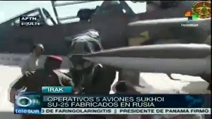Aviones rusos que atacan a terroristas en Irak son Sukhoi SU-25