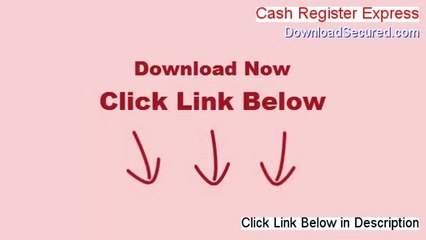 Cash Register Express Free Download - Download Now [2014]