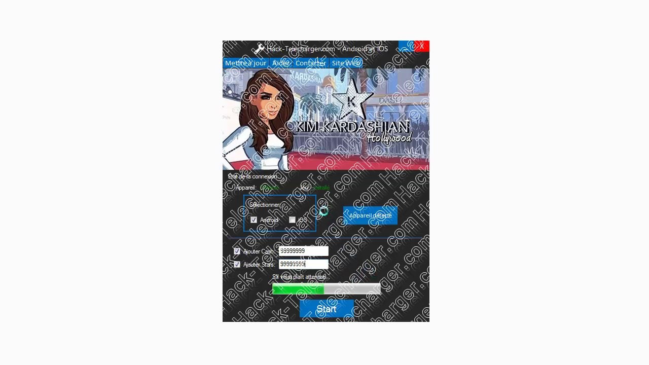 Kim Kardashian Hollywood Hack Télécharger - Triche pour Android and iOS