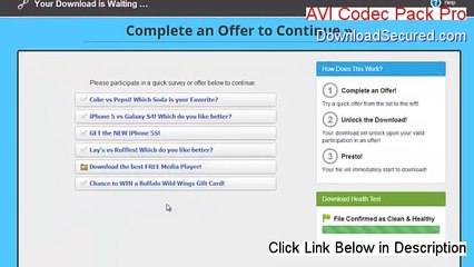 AVI Codec Pack Pro Free Download [Risk Free Download]