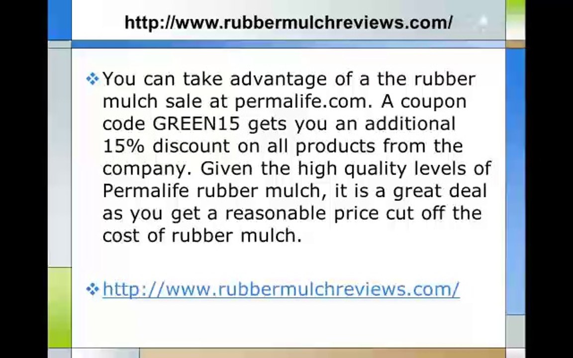 Reasons Why Permalife Rubber Mulch Stands Out