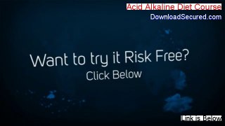 Acid Alkaline Diet Course Review [My Review]