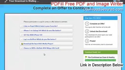 PDFill Free PDF and Image Writer Download Free (Download Here)