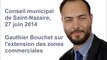 CM de Saint-Nazaire, 27.06.14 — Gauthier Bouchet — Zones commerciales