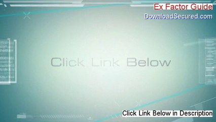 Ex Factor Guide Download Free [Download Now]