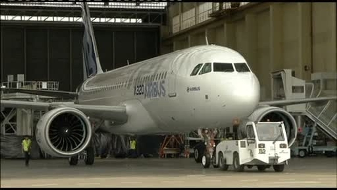 Le premier roll out de l'Airbus A320 Neo