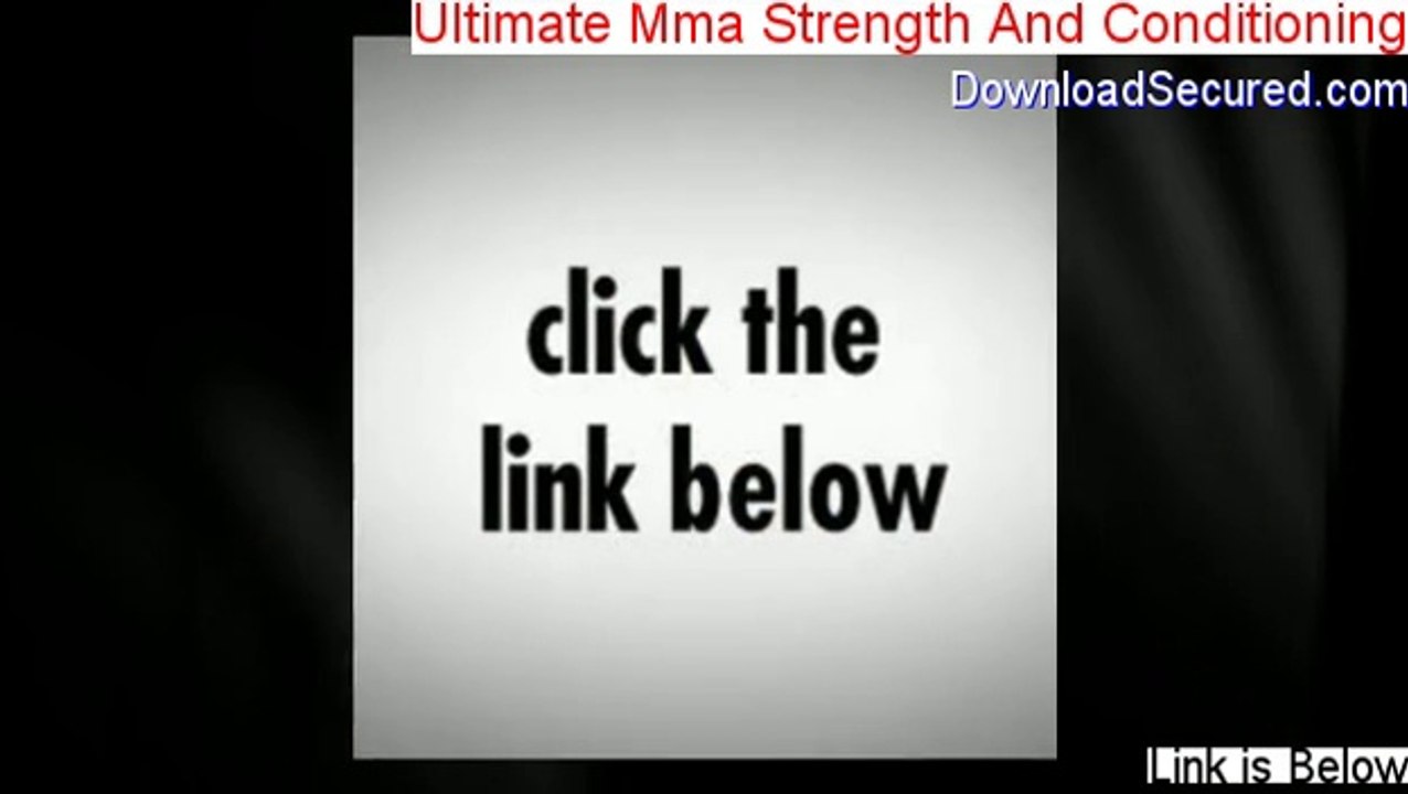 Ultimate Mma Strength And Conditioning PDF Download (Download Here 2014)