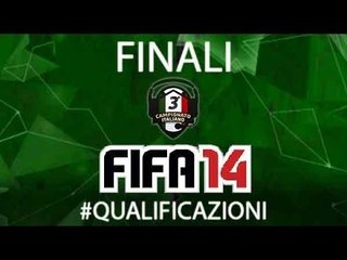 Qualificazioni Finali 3°Campionato Personal Gamer di Fifa 14