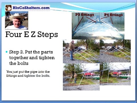 How to Build a How To Quality Portable Carport Assembly Instructions kit EZ for RV or Boat Shelter