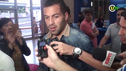 Canteros chega e é aconselhado a não falar com a imprensa
