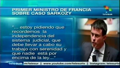 Primer ministro francés habla sobre escándalo de Sarkozy