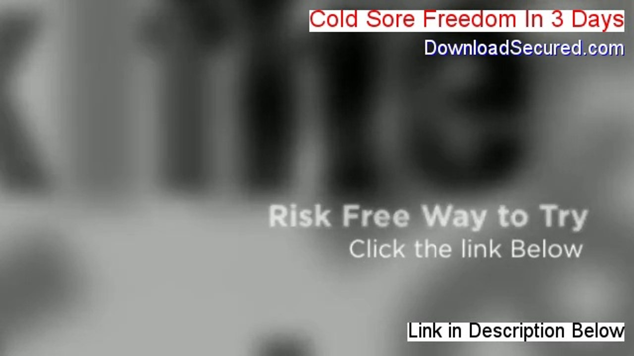 Cold Sore Freedom In 3 Days Free PDF (cold sore freedom in 3 days 2014)