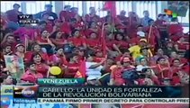 La unidad es la fortaleza de la Revolución Bolivariana: Cabello